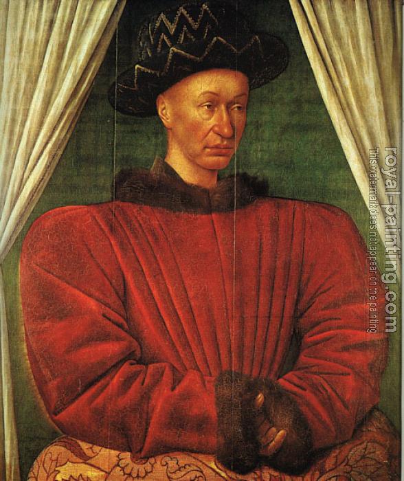 Jean Fouquet : NPortrait of Charles VII of France